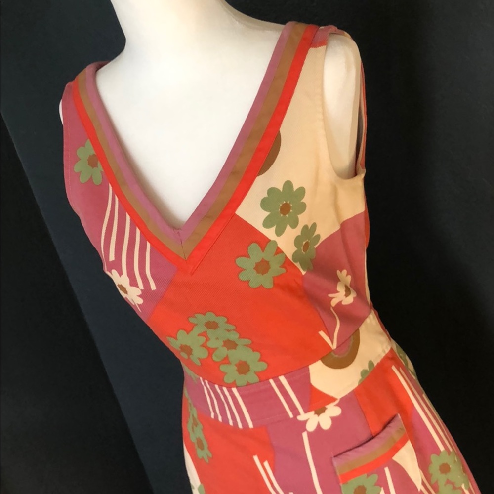 Vintage Style Funky Marc Jacobs Floral Dress 6